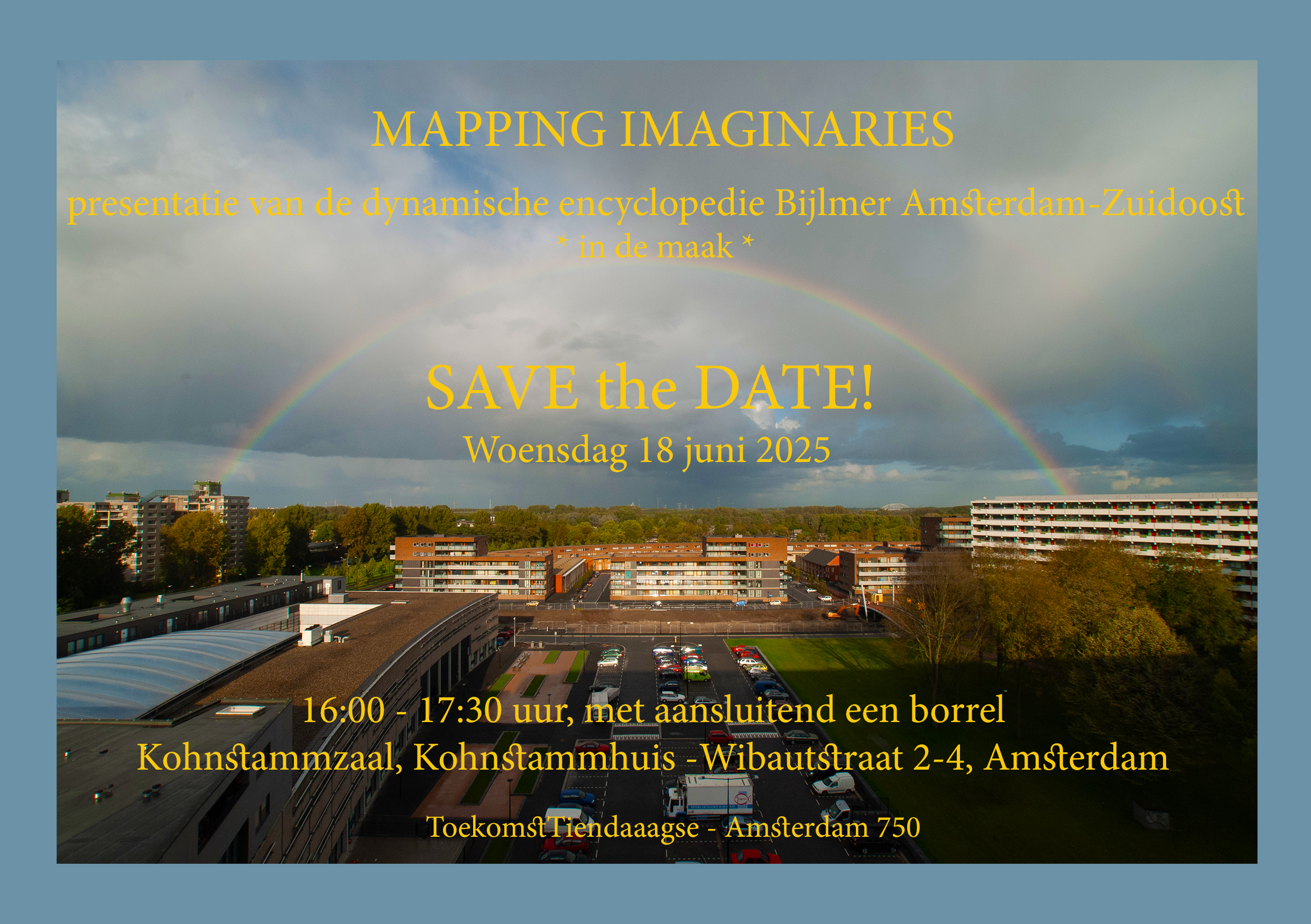 Save the Date ToekomstTiendaagse Encyclopdie